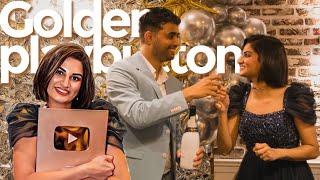 Party time | Let’s unbox the Golden play button | Most happiest moment ever