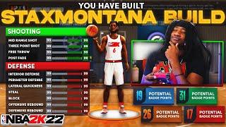 STAXMONTANA OFFICIAL NBA 2K22 PS5 BUILD! BEST SMALL FORWARD DEMIGOD BUILD IN NBA 2K22 NEXT GEN!