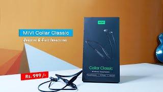 Mivi Collar Classic Wireless Earphones - Unboxing & First Impressions