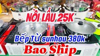  HÀNG MỚI VỀ, Nồi Lẩu Hấp đa năng, Bếp Từ Sunhou, Đồ GIA DỤNG 10k BAO SHIP TẶNG QUÀ