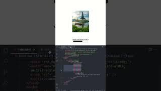  CSS card Image overlay effect  #Shorts