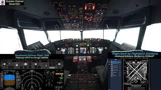 KPIT - KMDW | SayIntentions AI | XP12 | Zibomod 737-800| Flightdeck Solutions | Home Cockpit 737-800