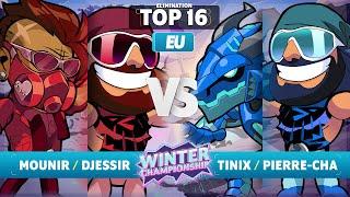 MounirKO & Djessir vs. Tinix & Pierre-Cha - Elimination Top 16 - Brawlhalla Winter Championship 2023