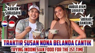 SUSAN @gypsyinsneakers "NONI BELANDA CANTIK" TRYING INDONESIAN FOOD FOR THE FIRST TIME! 