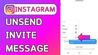 How To Unsend Invite Message On Instagram