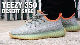 Adidas YEEZY 350 V2 DESERT SAGE Review & On Feet