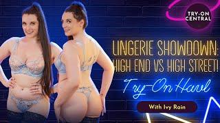 High End vs High Street! Trying On My Sexy Honey Birdette Lingerie Sets vs Supermarket Brands!