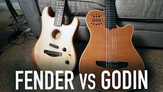 Fender Acoustasonic VS Godin Grand Concert Guitar Shootout