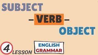 Subject Verb Object / Word Order / Basic English Grammar / English learning video