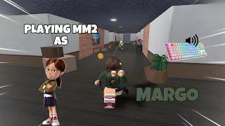 MARGO DESTROYS TEAMERS IN MM2 + GAMEPLAY (KEYBOARD ASMR)