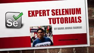 What is Selenium ? ADVANCE  SELENIUM TUTORIAL