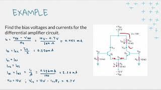 04 Differential Amplifier DC Analysis