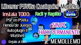 Liberar PSVita SIN PC y PERMANENTE cualquier versión | + Tienda y PSP |