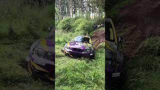 Mistake Rallye du Luxembourg 2024 BMW Compact  #2024 #crash #sortie #bmw #shorts #mistake