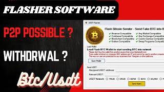 Flasher Software Working ? Btc/Usdt Flasher Software | Flasher |