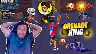 Ug Ayush @UnGraduateGamer Next Level Grenade King   Solo Vs Squad Situation  Garena Free Fire