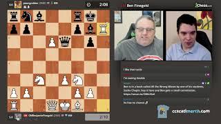 A Daily Dose of Ben Finegold: Rxh7! against Pawngrubber