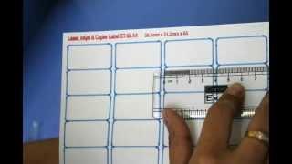 How to adjust settings of barcode labels if it is not fit in your sheet