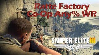 Sniper Elite 3 Co-Op Any% | Ratte Factory WR (1:04.383) with @Feuerspalter