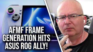 Asus ROG Ally Gets AMD Frame Generation... But Does It Work Well?