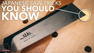 3 Japanese Saw Tricks You Should Know