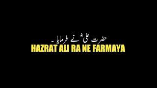 Hazrat Ali (RA) Quotes 3 || Life Changing Status || WhatsApp Status || Shining Kashmir Official