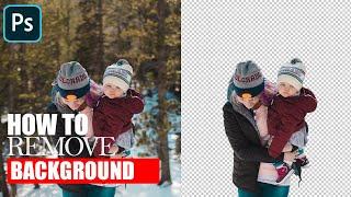 Remove Background Within Seconds | Photoshop Tutorial | PiXitz Studio