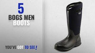 Top 10 Bogs Men Boots [ Winter 2018 ]: Bogs Classic High Handles Womens Wellies UK 4 Black Shiny