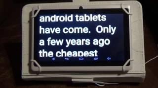 $40 Android Tablet Review