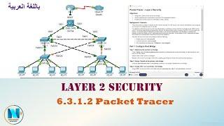 6.3.1.2 Packet Tracer - Layer 2 Security  عربي