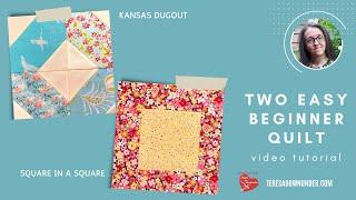 Beginner blocks Kansas dugout and Square in a square video tutorial