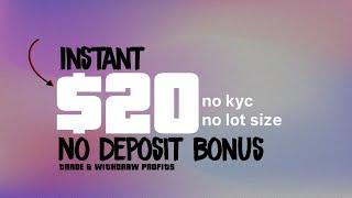 Instant 20 USDT No Deposit Bonus Forex 2024 • Profit Withdrawal Proofs