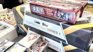 I FOUND THE LIDS MYSTERY CHASE BOXES AT THE CARD SHOW!  ($1,000 HAUL!)