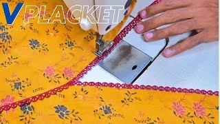 Designer V Placket Neck Design 2025 Step-by-Step Tutorial for Beginners