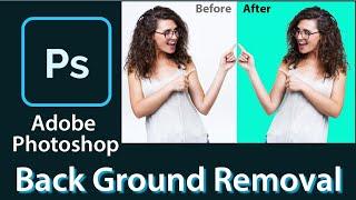 How to remove photo background in Photoshop cc 2020 tutorial