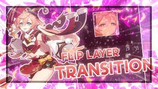 3D Flip Layer Transition Tutorial | Alight Motion |