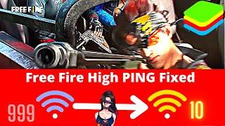 FREE FIRE HIGH PING FIXED | Top 5 Solution To Fix HIGH PING | PC High Ping Issue Fixed | FREE FIRE