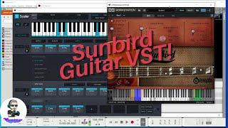 The sounds of Acoustic Samples Sunbird acoustic guitar VST driven by Scalar 2 in Reason 12