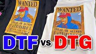 DTG vs DTF: Quality, Look, and Feel on a Shirt!