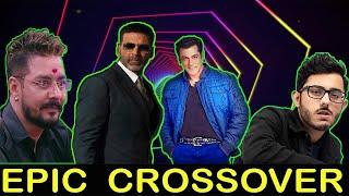 EPIC CROSSOVERS  MEMES  |  @CarryMinati #Funnymemes #Comedyvideos #HindustaniBhauMemes