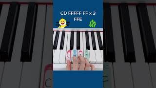 Super Easy Song to Play for your Kids!!! #easypianotutorial #pianobeginner #babyshark #summypiano