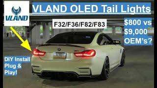 VLAND OLED GTS Tail Light Install on my BMW M4 | EASY DIY INSTALL! (Fits F32/F36/F82: 4 SERIES & M4)