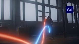 After Effects Saber Tutorial | Neon Glowing Ropes Effect