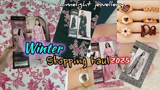 Winter shopping haul 2025 /Limelight jewellry                    Limelight khadar collection