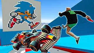 SONIC RUNNERS VS FORMULA 1  !!!  GTA 5 ONLINE