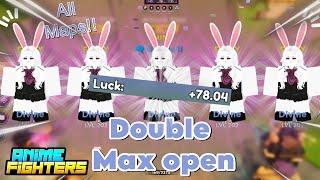 Double Max Open in every map Anime Fighters Simulator