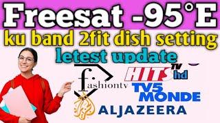 95e dish setting!!95e channel list 2024@freesat sri lanka new update