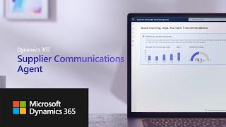 Get started with the Supplier Communications Agent for Dynamics 365 Supply Chain Management