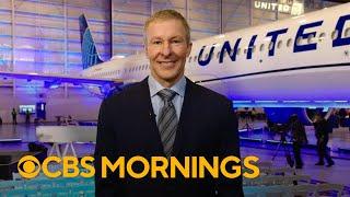 United Airlines CEO talks flight junk fees, Trump's potential tariffs