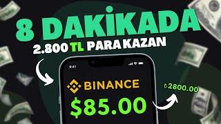 8 DAKİKADA $85.00 (₺2.800) PARA KAZAN !  İnternetten Para Kazanma 2024